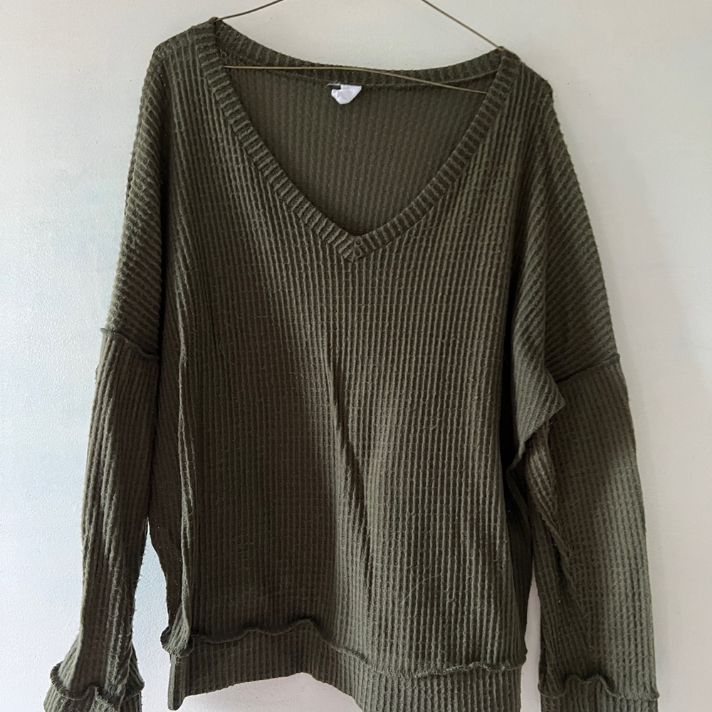 Green sweater